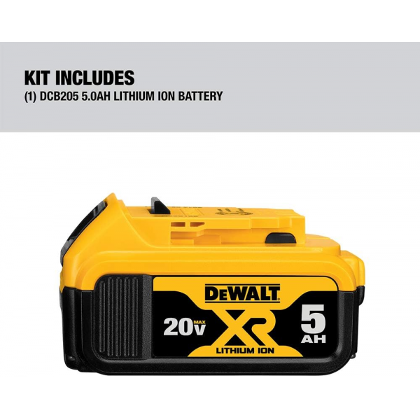 DeWALT DCB205 20V MAX* XR® 5AH BATTERY High Quality Bargain Price