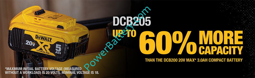 DeWALT DCB205 20V MAX* XR® 5AH BATTERY High Quality Bargain Price