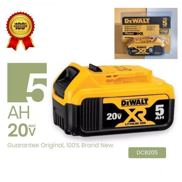 DeWALT DCB205 20V MAX* XR® 5AH BATTERY High Quality Bargain Price