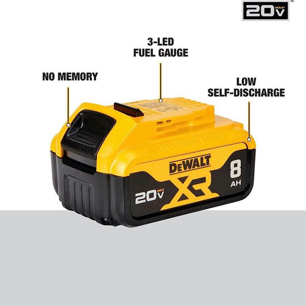 DeWALT DCB208 20V MAX* XR® 8.Ah Battery