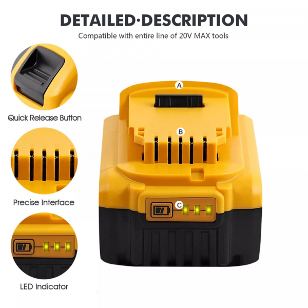 Special offer DeWALT DCB208 20V MAX* XR® 8.Ah Battery Inventory