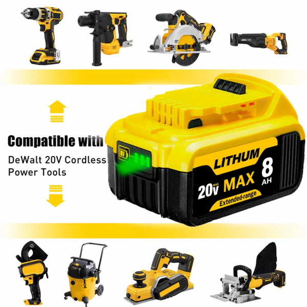 Special offer DeWALT DCB208 20V MAX* XR® 8.Ah Battery Inventory