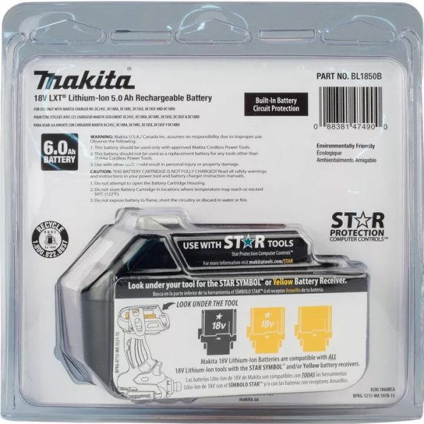 MAKITA 18V LXT® Lithium‑Ion 5.0Ah Battery price fixing