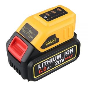 6.0Ah DCB200+12V / 20V BATTERY Compatible with Dewalt DCB090