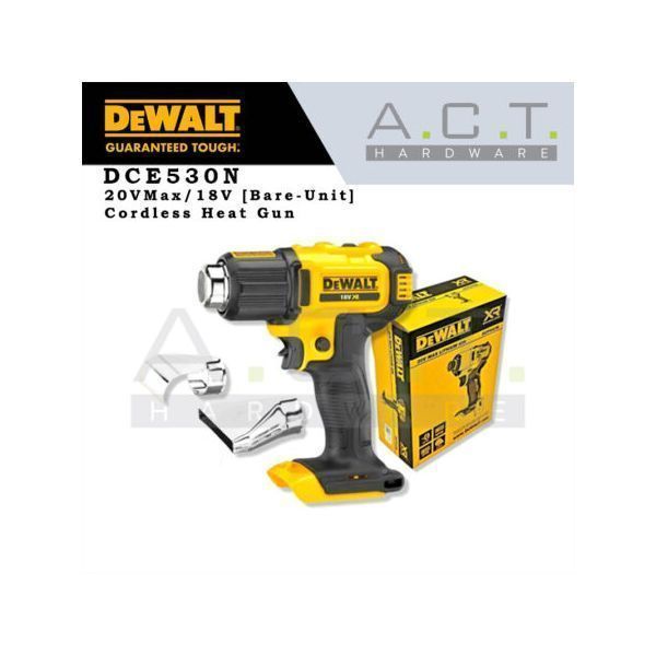 Dewalt DCE530N, 20V/18V Cordless Heat Gun [Bare-Unit]