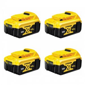 Brand New 4 Pack Of 5.0ah DCB184 Batteries For DeWalt 18v XR Tools